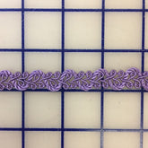 Non-Metallic Trim - 1/2-inch Fancy Braid Lilac